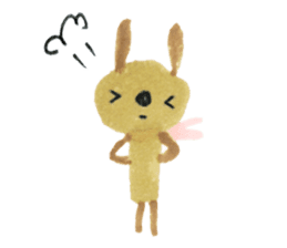 Anano Rabbit U-pi sticker #7558666