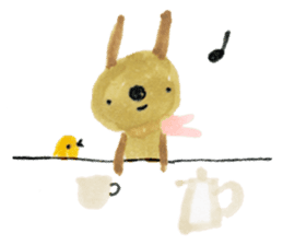 Anano Rabbit U-pi sticker #7558668