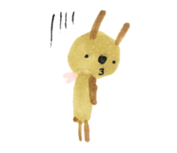 Anano Rabbit U-pi sticker #7558669