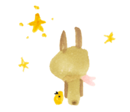 Anano Rabbit U-pi sticker #7558670