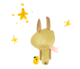 Anano Rabbit U-pi sticker #7558670