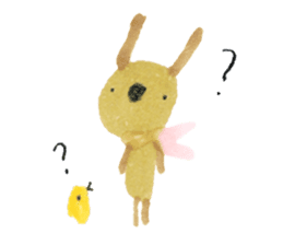 Anano Rabbit U-pi sticker #7558672
