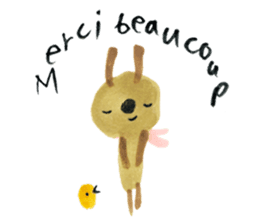 Anano Rabbit U-pi sticker #7558674