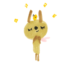 Anano Rabbit U-pi sticker #7558677