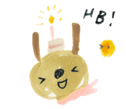 Anano Rabbit U-pi sticker #7558680