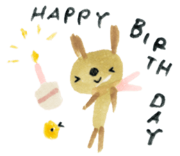 Anano Rabbit U-pi sticker #7558681