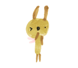 Anano Rabbit U-pi sticker #7558682