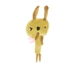Anano Rabbit U-pi sticker #7558682