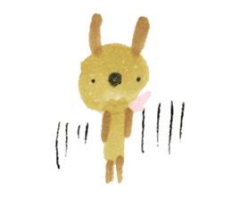 Anano Rabbit U-pi sticker #7558686