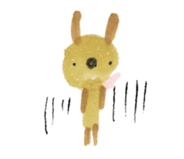 Anano Rabbit U-pi sticker #7558686