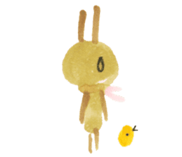 Anano Rabbit U-pi sticker #7558687