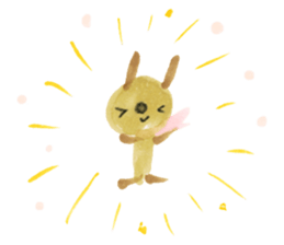 Anano Rabbit U-pi sticker #7558691