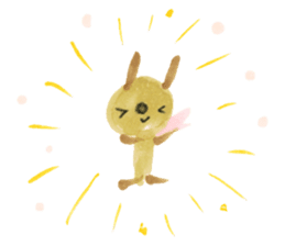 Anano Rabbit U-pi sticker #7558691