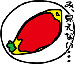 Omelet stuffed with fried rice sticker #7558775