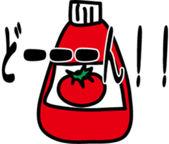 Omelet stuffed with fried rice sticker #7558796