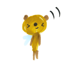 Anano Bear Ku-pi sticker #7558854