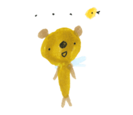 Anano Bear Ku-pi sticker #7558855