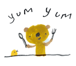 Anano Bear Ku-pi sticker #7558857