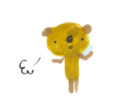 Anano Bear Ku-pi sticker #7558858
