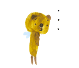 Anano Bear Ku-pi sticker #7558865