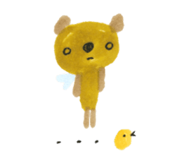 Anano Bear Ku-pi sticker #7558866