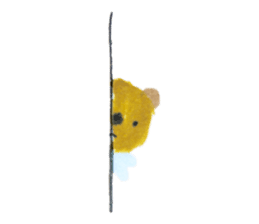 Anano Bear Ku-pi sticker #7558870