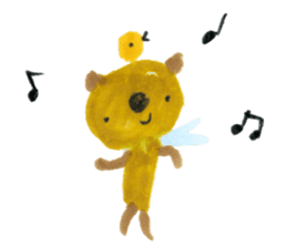 Anano Bear Ku-pi sticker #7558874