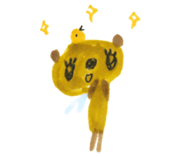 Anano Bear Ku-pi sticker #7558876