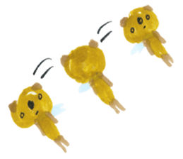 Anano Bear Ku-pi sticker #7558879