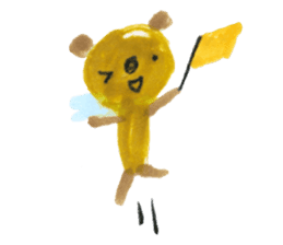 Anano Bear Ku-pi sticker #7558884