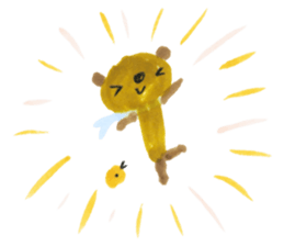 Anano Bear Ku-pi sticker #7558891