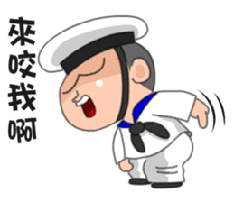 Taiwan Cute Navy sticker #7559936