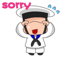 Taiwan Cute Navy sticker #7559938