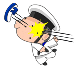 Taiwan Cute Navy sticker #7559941