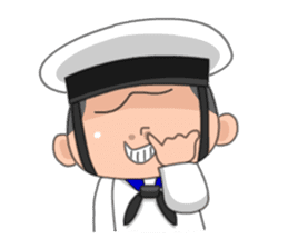 Taiwan Cute Navy sticker #7559944