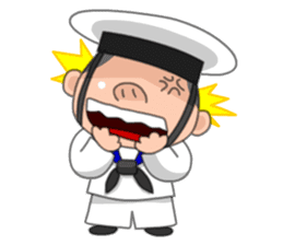 Taiwan Cute Navy sticker #7559949