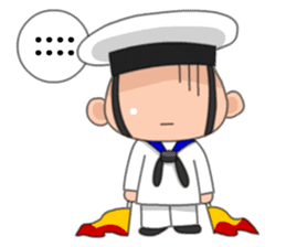 Taiwan Cute Navy sticker #7559952