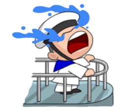 Taiwan Cute Navy sticker #7559953