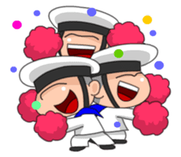 Taiwan Cute Navy sticker #7559957