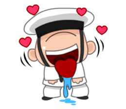 Taiwan Cute Navy sticker #7559960