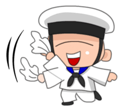 Taiwan Cute Navy sticker #7559968