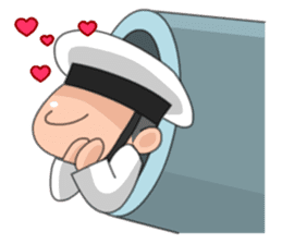 Taiwan Cute Navy sticker #7559970