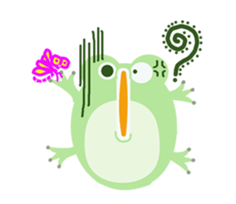 Mr.&Mrs.Green Frog sticker #7560292