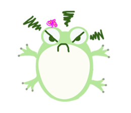 Mr.&Mrs.Green Frog sticker #7560293