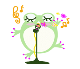 Mr.&Mrs.Green Frog sticker #7560294