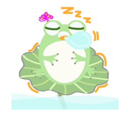 Mr.&Mrs.Green Frog sticker #7560295