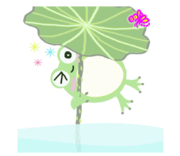 Mr.&Mrs.Green Frog sticker #7560299