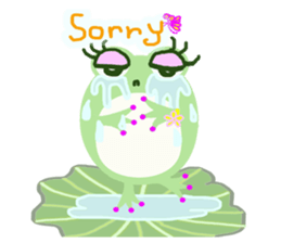 Mr.&Mrs.Green Frog sticker #7560300