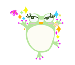 Mr.&Mrs.Green Frog sticker #7560303