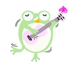 Mr.&Mrs.Green Frog sticker #7560304